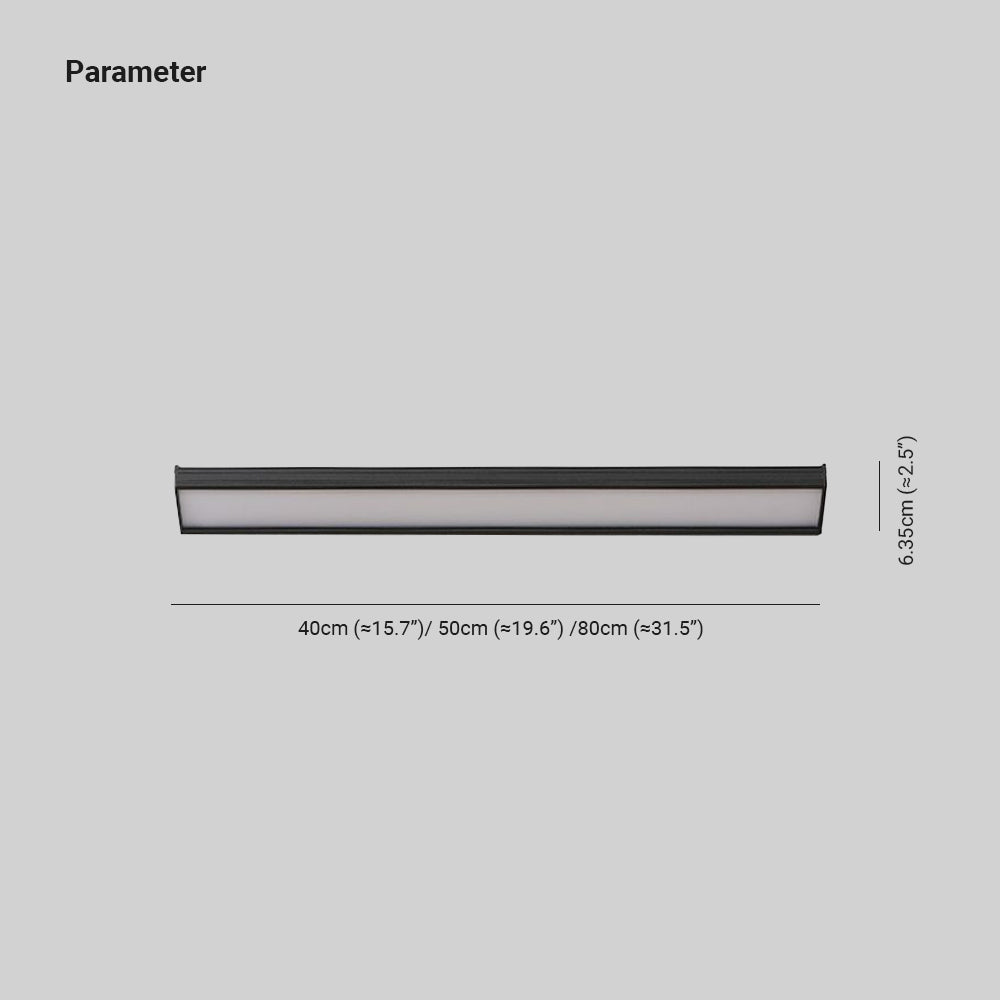 Orr Minimalist Metal Linear Trigonal Columnar Sconce Wall Lamp, Black/White - Lumpaz