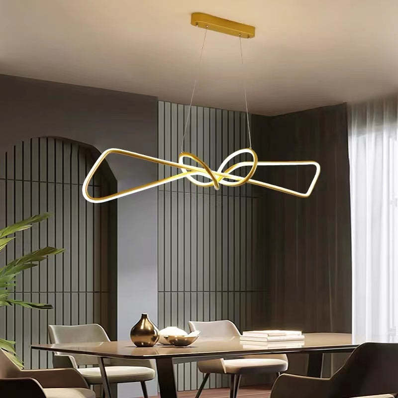 Bouvet Minimalist Geometric Metal Adjustable Pendant Light - Lumpaz