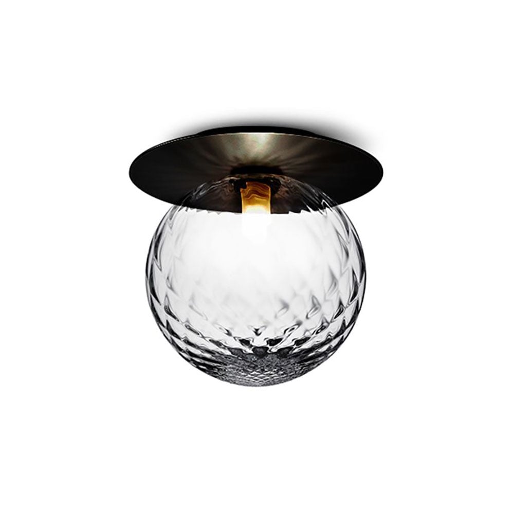 Valentina Flush Mount Ceiling Light, Black/Brass/Gold/Silver - Lumpaz