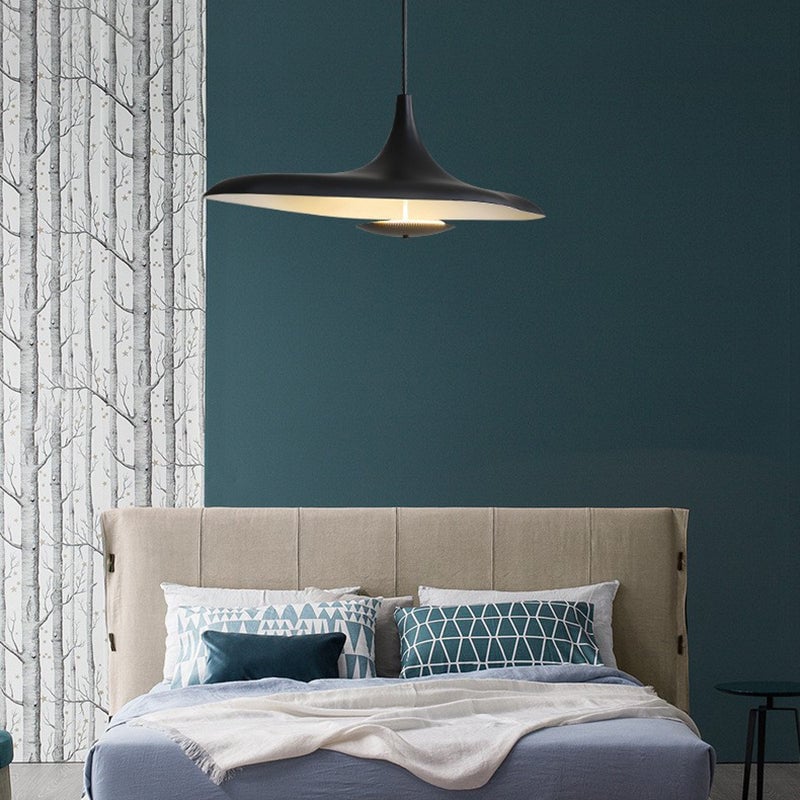 Carins Modern Minimalist ResinCreative Pendant Light, Black/White - Lumpaz