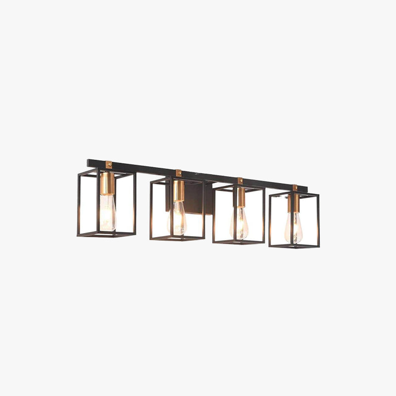 Alessio Industrial Minimalist Wall Lamp, Black, Basement - Lumpaz