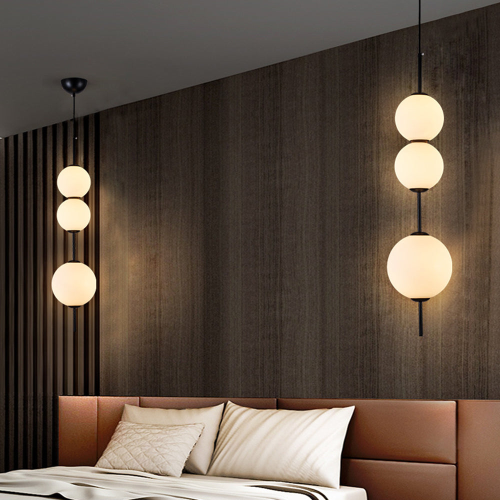 Valentina Creative Ball Pendant Light, Metal & Glass, 3 Styles - Lumpaz