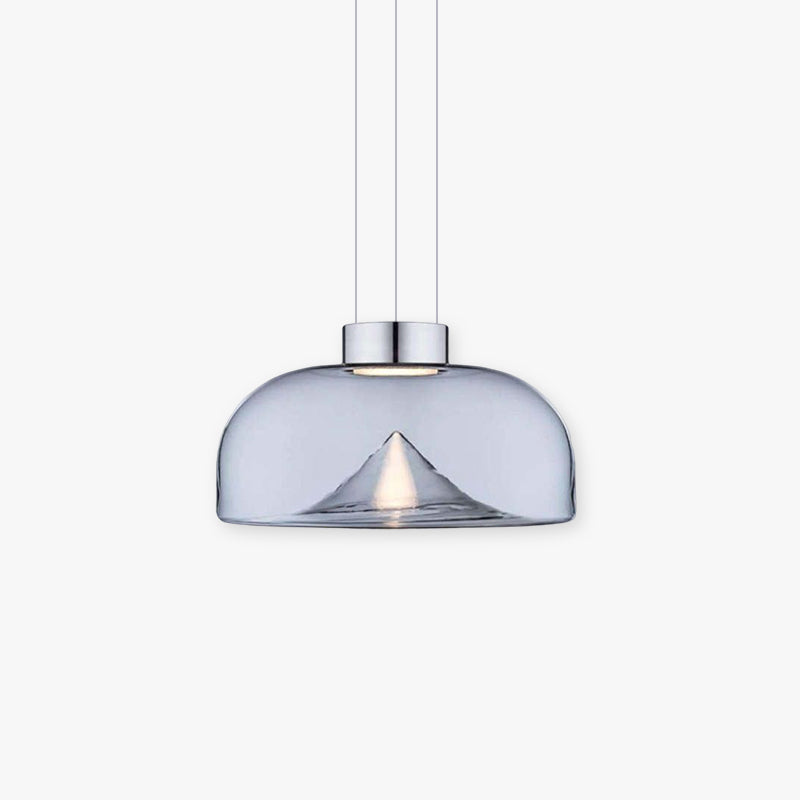 Herbert Modern Mountain Glass Pendant Light - Lumpaz