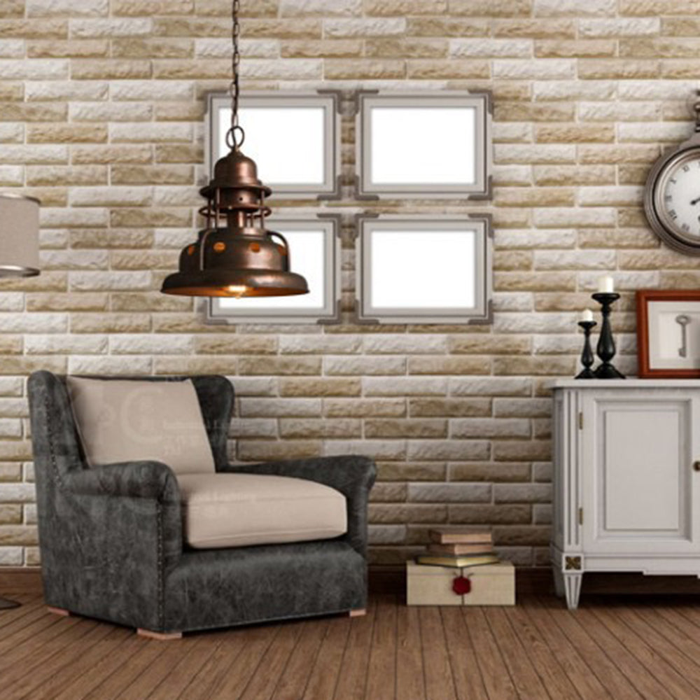 Alessio Industrial Retro Vintage Pull Cnain Pendant Light, Brass, Metal - Lumpaz