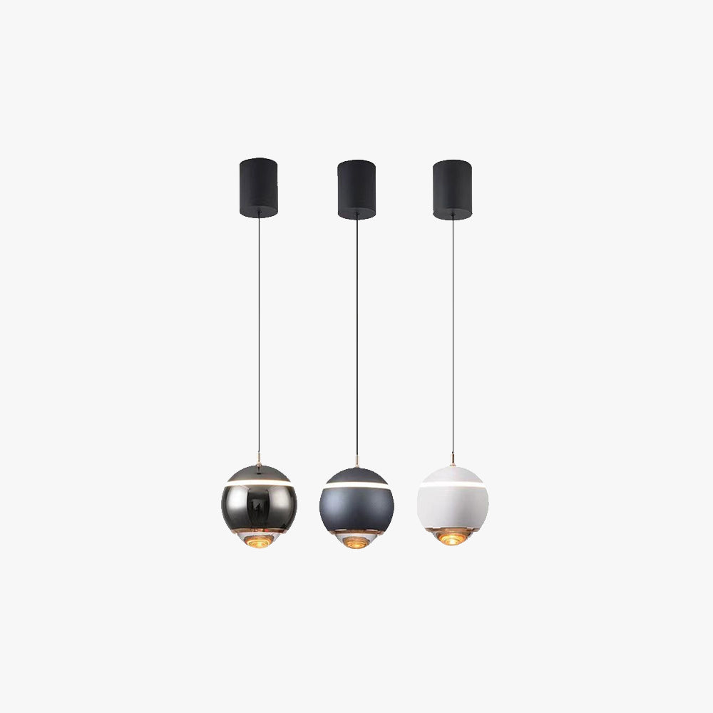 Valentina Modern Round LED Pendant Light, Kitchen Island - Lumpaz