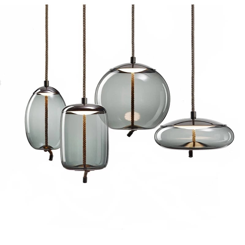Valentina Nordic LED Pendant Light, Decorative Glass - Lumpaz
