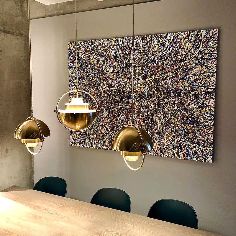 Modern Geometric Metal Pendant Light, Kitchen Island - Lumpaz