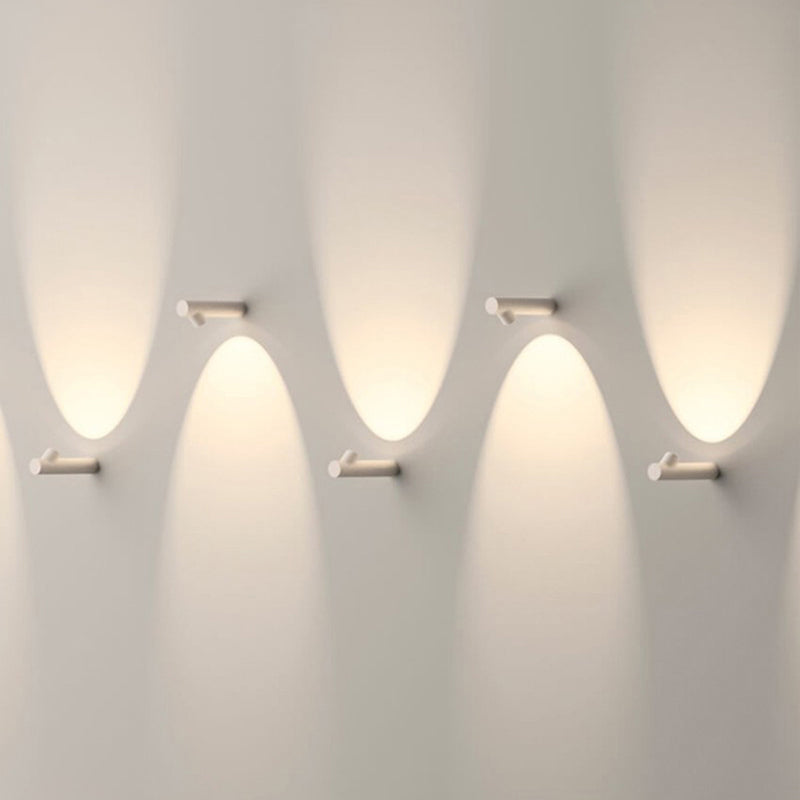 Orr Modern Waterproof Outdoor Wall Lighting, White & Black - Lumpaz