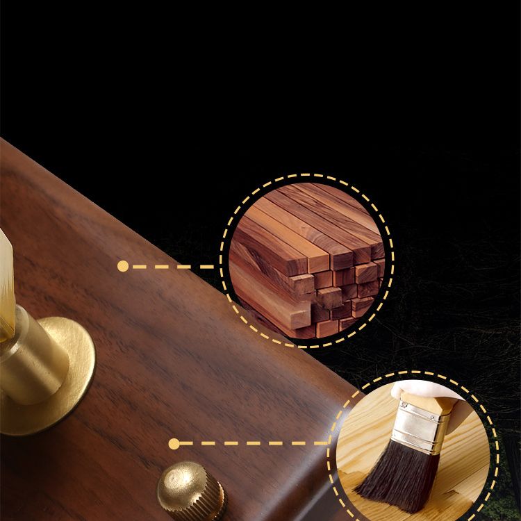 Ozawa Vanity Rotatable Mirror Front Vanity Wall Lamp, Wood - Lumpaz