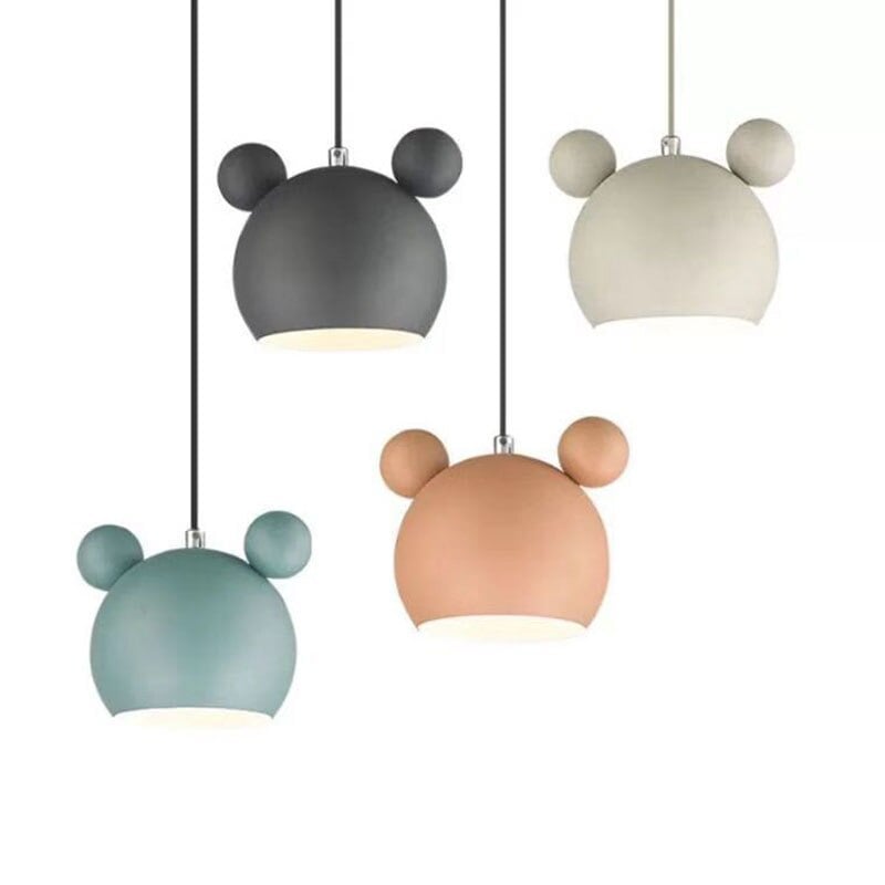 Morandi Modern Cartoon Beer Shape Metal Pendant Light, Multicolor - Lumpaz