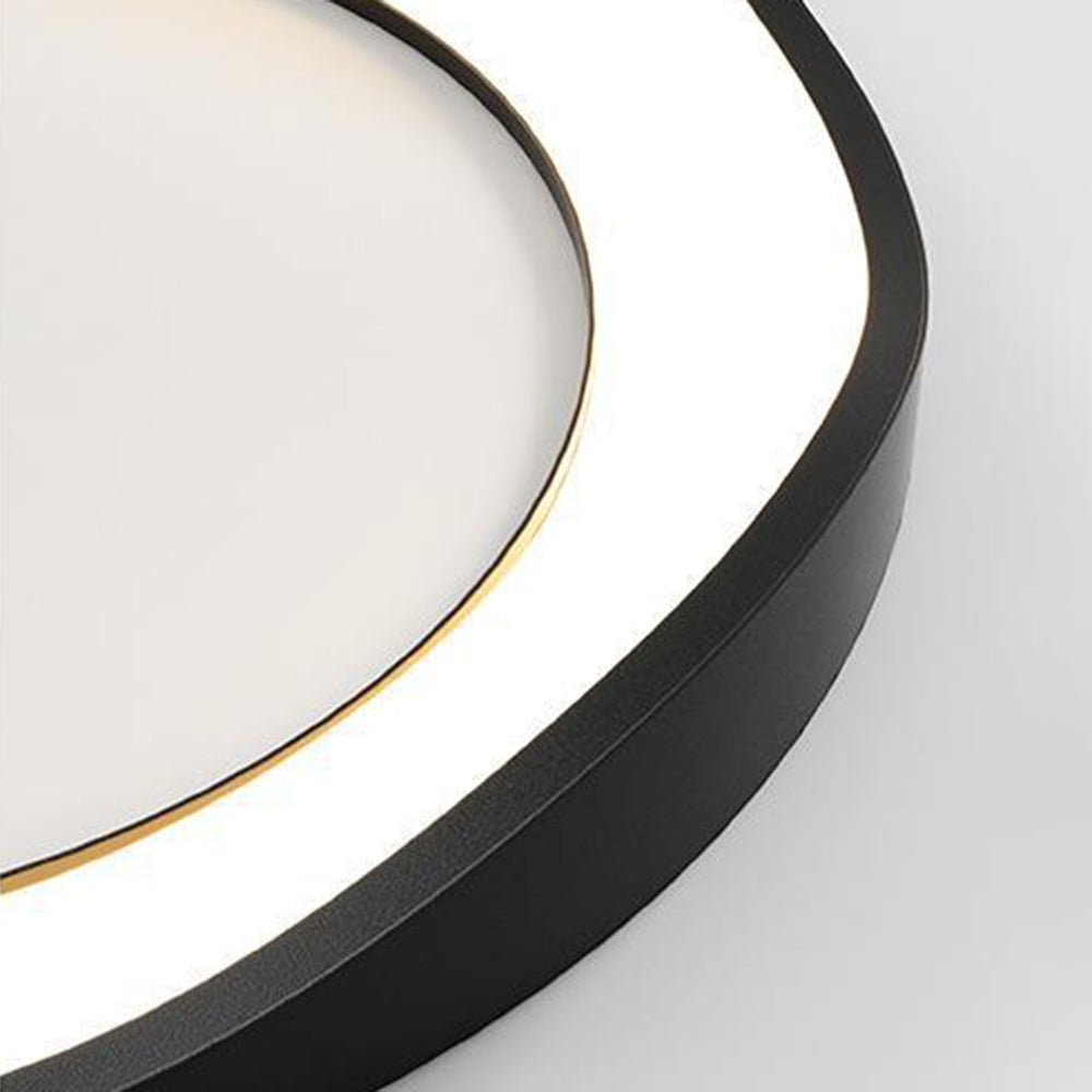 Arisha Pendant Light Rond Modern, Light Color Switchable, Black/White, Dining Room - Lumpaz