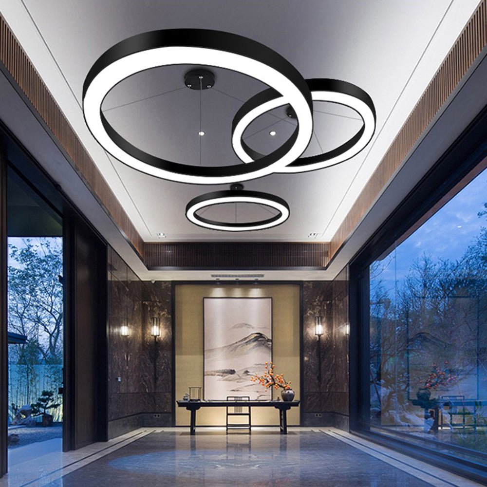 Arisha Minimalist Ring Acrylic Pendant Light Bedroom/Living Room - Lumpaz