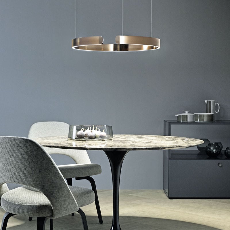 Edge Circle Pendant Light, LED, 4 Color Dining Room - Lumpaz