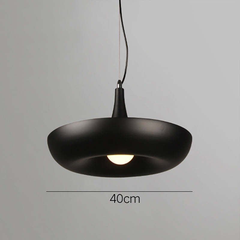 Nest Pendant Light Modern, Metal, Black/Green/White, Living Room - Lumpaz