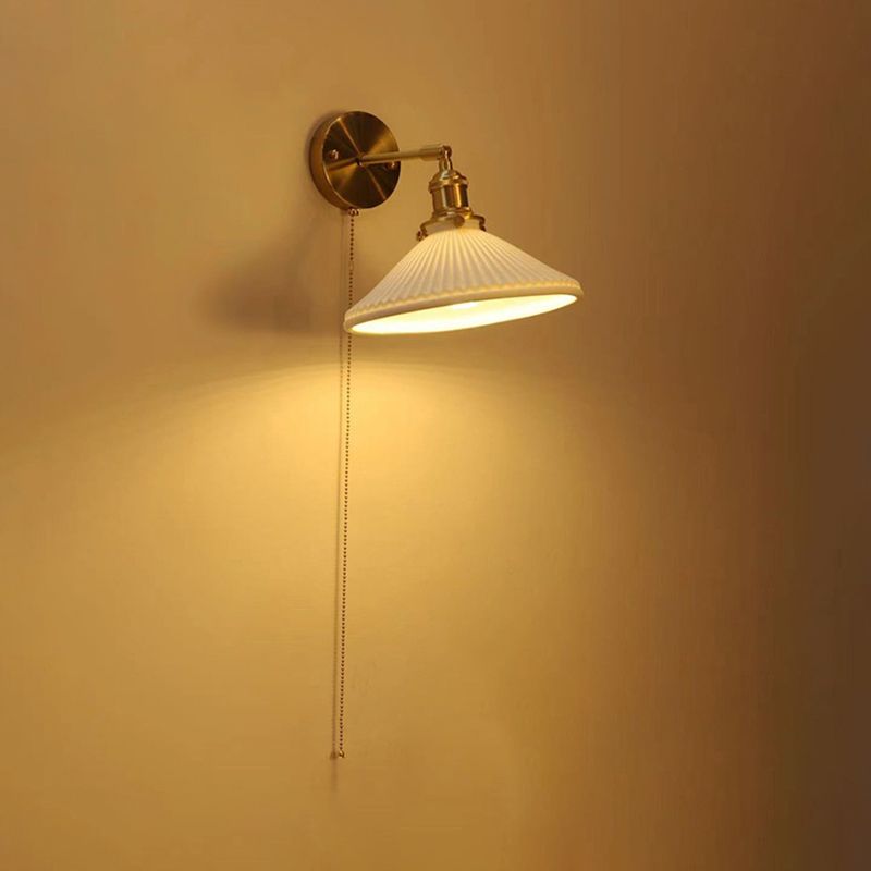 Lottie wrinkles Nordic  Modern Dresser Wall Lamp - Lumpaz