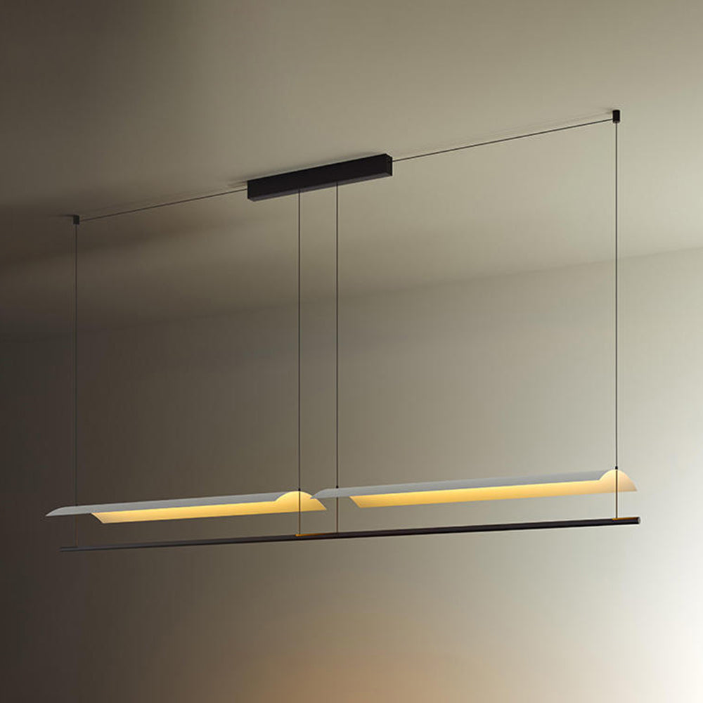 Edge Minimalist Linear Metal Pendant Light - Lumpaz