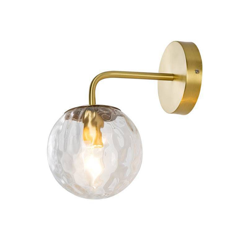 Valentina Vanity LED Wall Lamp, Black/Gold - Lumpaz