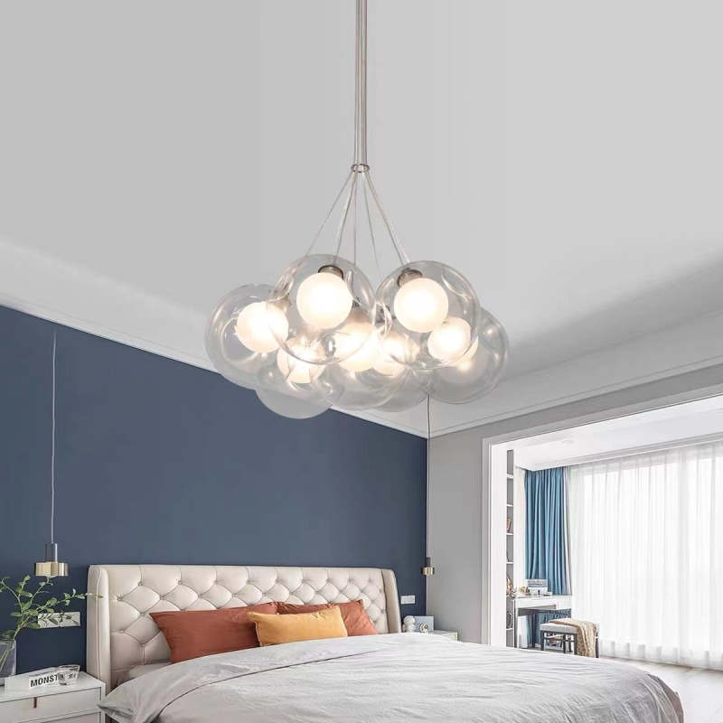 Valentina Modern Bubble Acylic Pendant Light, 5 Style - Lumpaz