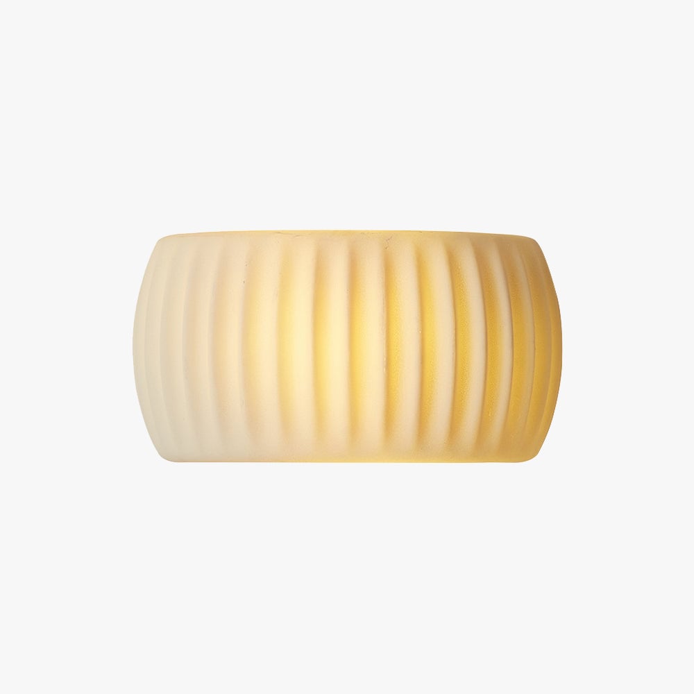 Hailie Modern LED Wall Lamp Orange/Green Metal/Resin Bedroom - Lumpaz