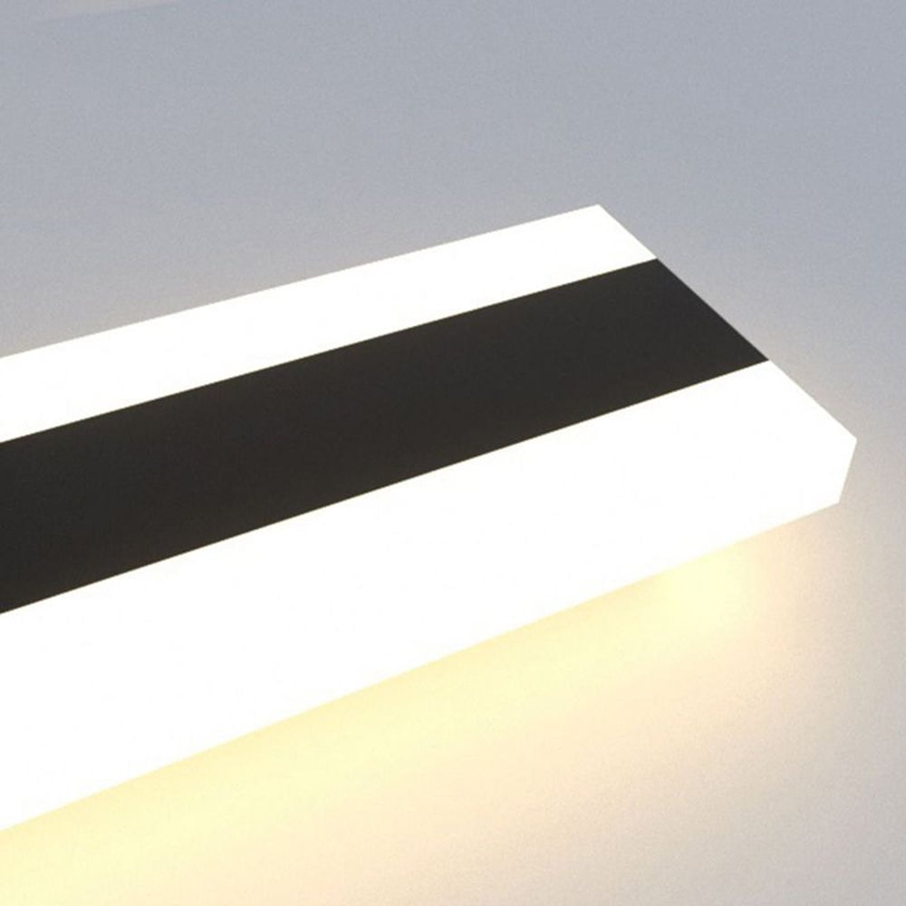 Edge Minimalist Linear Metal/Acrylic Wall Lamp, Bathroom - Lumpaz