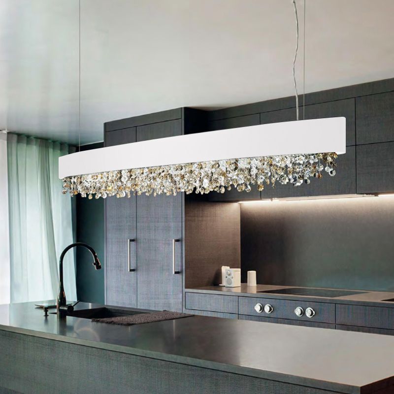 Marilyn Modern Crystal Pendant Light Black/White/Brown/Gold - Lumpaz