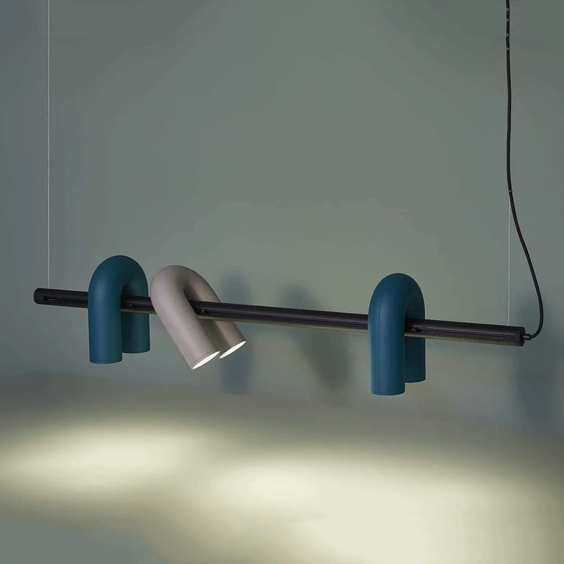 Felix Modern Pendant Light Linear with 3 U-Shaped Light - Lumpaz