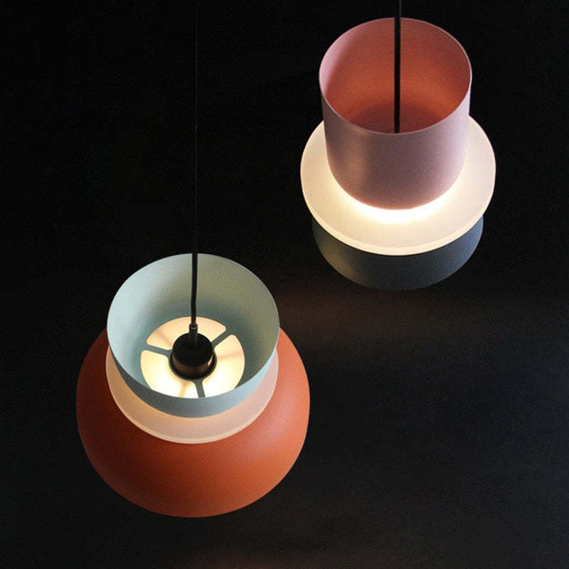 Morandi Pendant Light, Island, Contrast Color, Industrial - Lumpaz