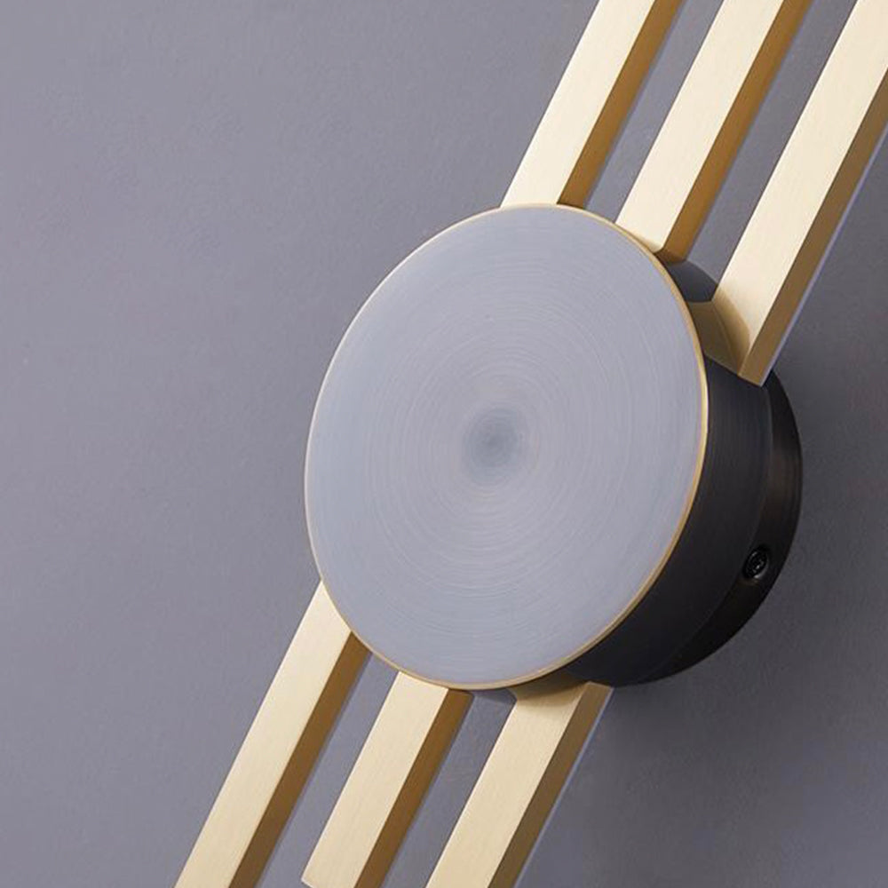 Alana Modern Linear 2 Color Metal Wall Lamp - Lumpaz