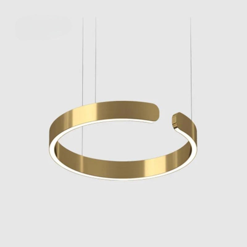 Edge Circle Pendant Light, LED, 4 Color Dining Room - Lumpaz
