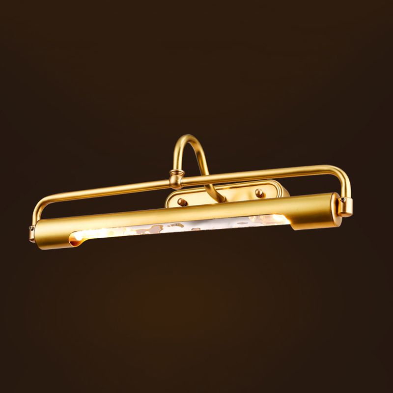 Eryn Vintage Brass Vanity Wall Lamp, Bathroom/Bedroom - Lumpaz