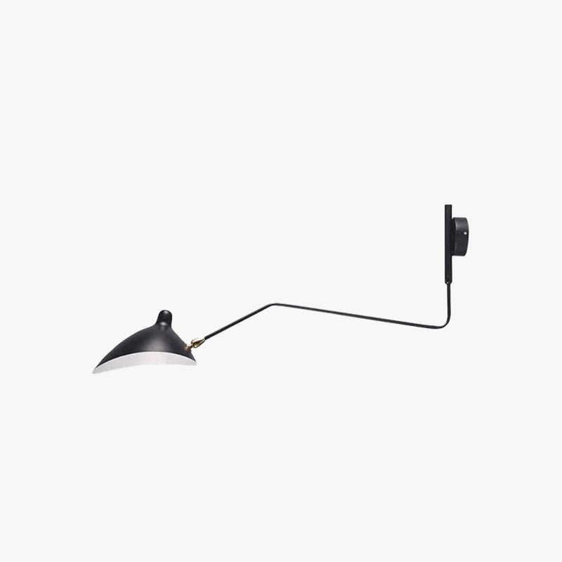 Schmitt Wall Lamp Industry, Metal, Black, Living Room - Lumpaz