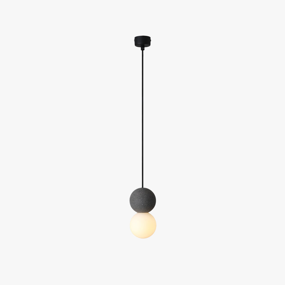 Byers Modern LED Pendant Light Black Metal Bedroom Living Room - Lumpaz