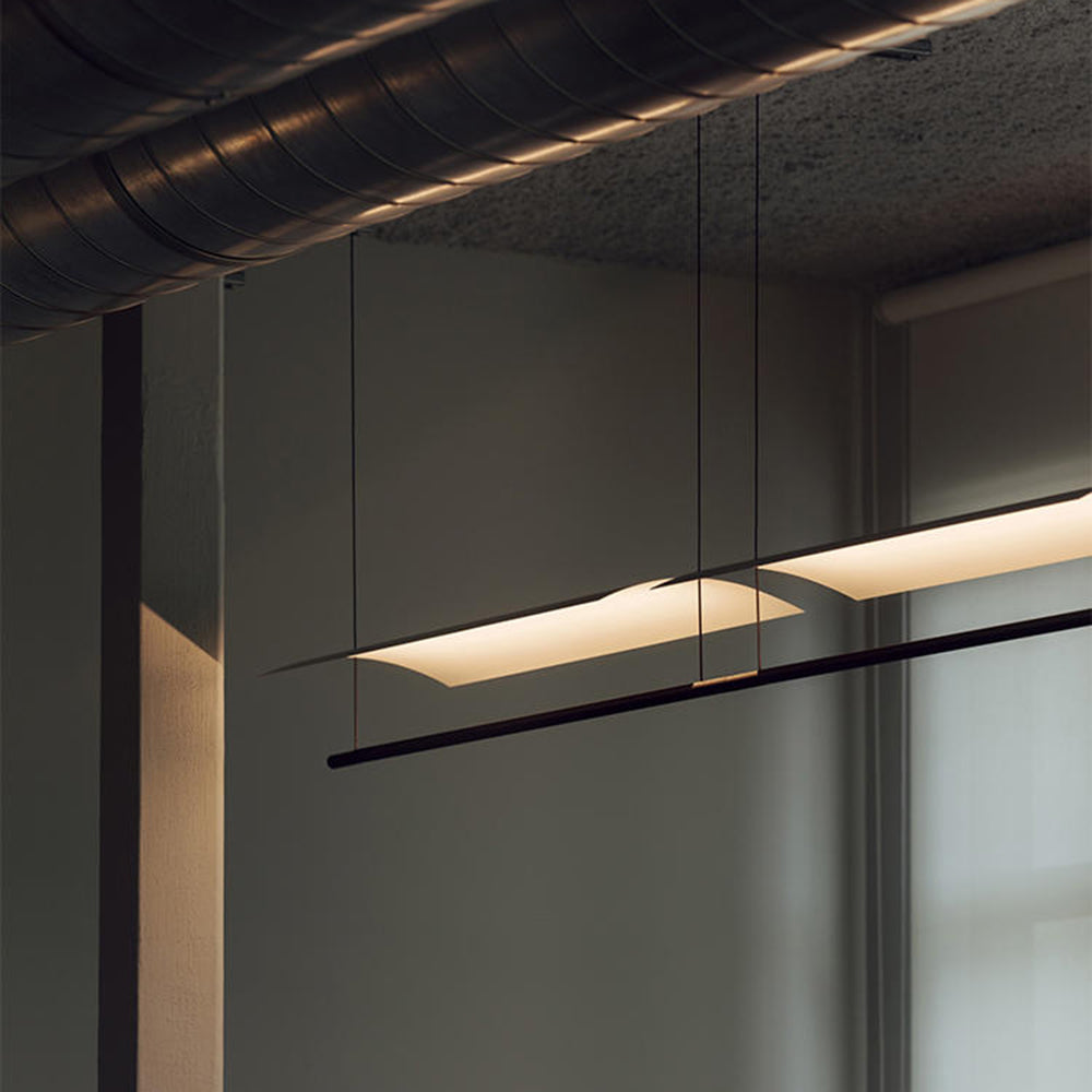 Edge Minimalist Linear Metal Pendant Light - Lumpaz