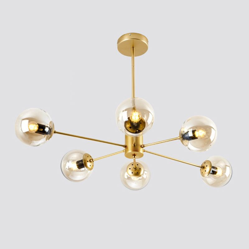 Valentina Designer Simple Nordic Pendant Light, Black/Gold - Lumpaz