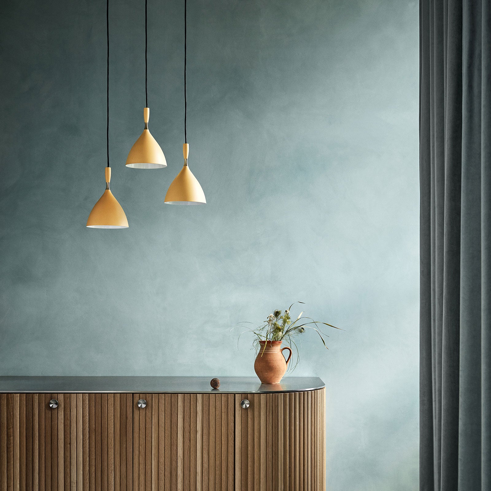 Morandi Metal Colorful Single Pendant Light Bedroom/Living Room - Lumpaz