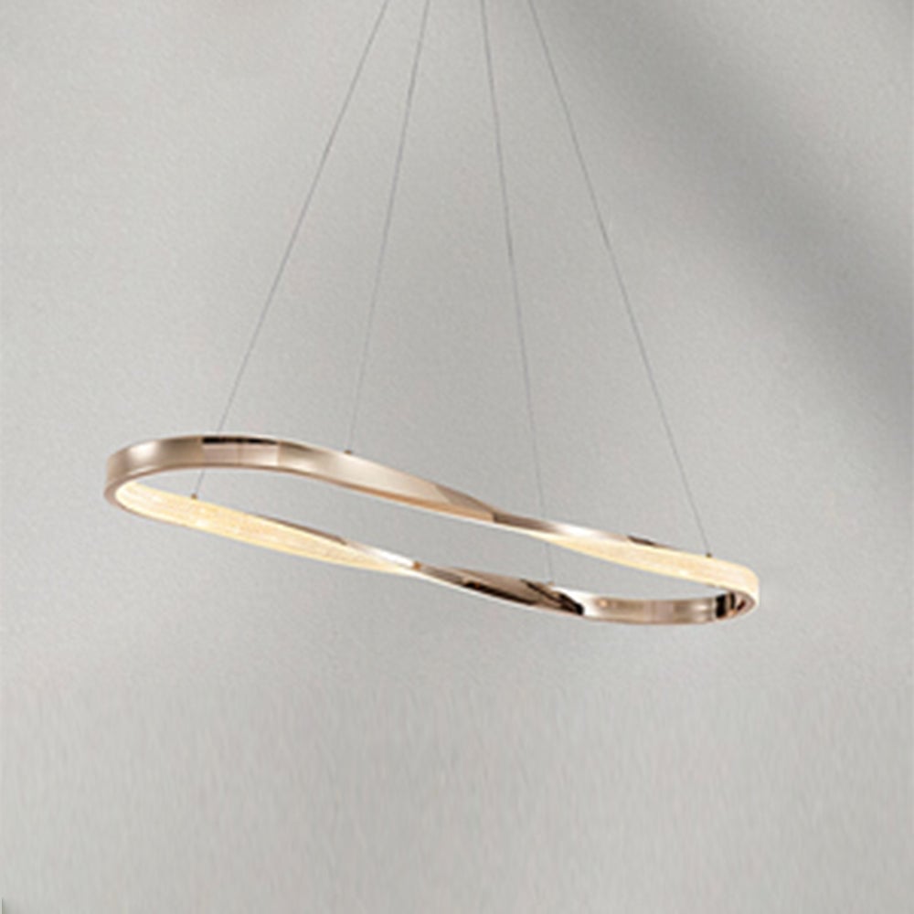 Kirsten Pendant Light, Aluminium & Arcylic, 1/2 Rings, 2 Color - Lumpaz