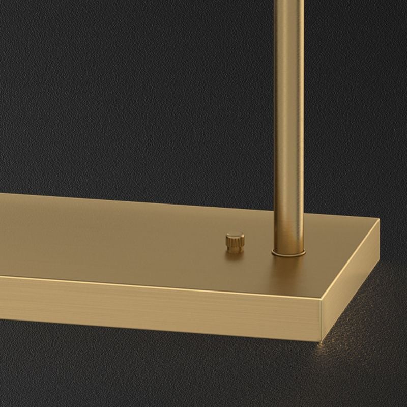 Kirsten Metal & Crystal Pendant Light, Gold - Lumpaz