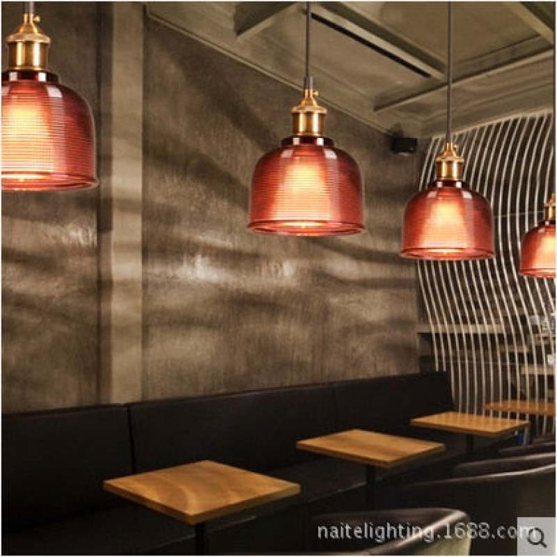 Hailie Glass Art Deco Pendant Lights,Colorful - Lumpaz