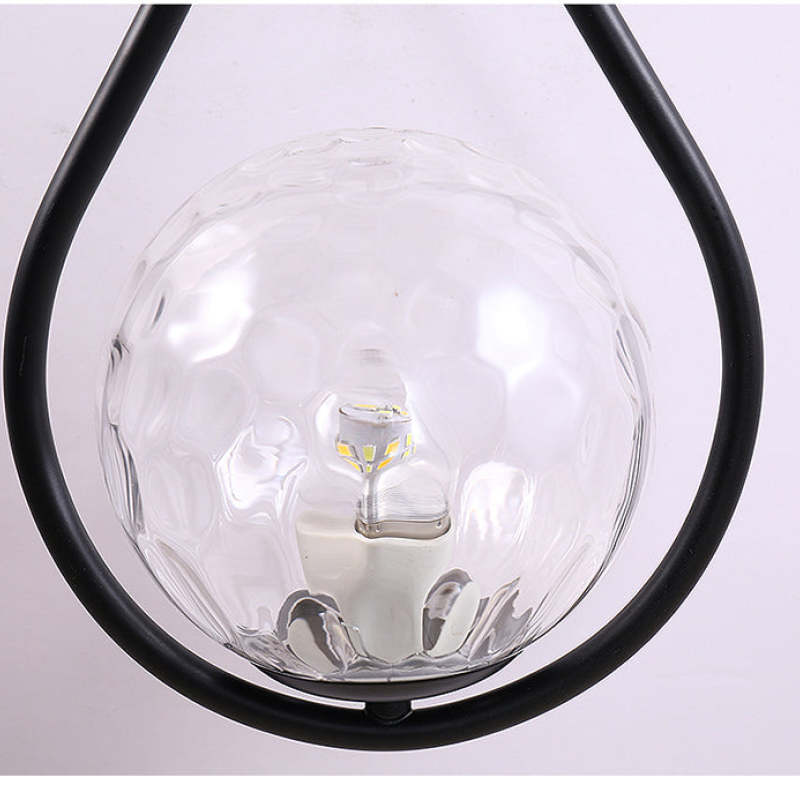 Valentina Nordic Creative Minimalist Water Drop Glass Gold Wall Lamp - Lumpaz