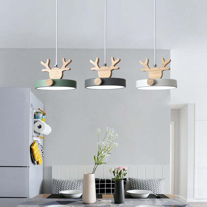 Morandi Deer Cluster Pendant Light 3 Color, 1/3 Heads - Lumpaz