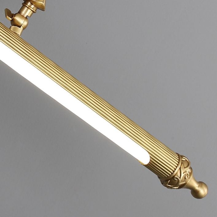 Félicie Vintage Linear Resin&Glass Wall Lamps, Gold - Lumpaz