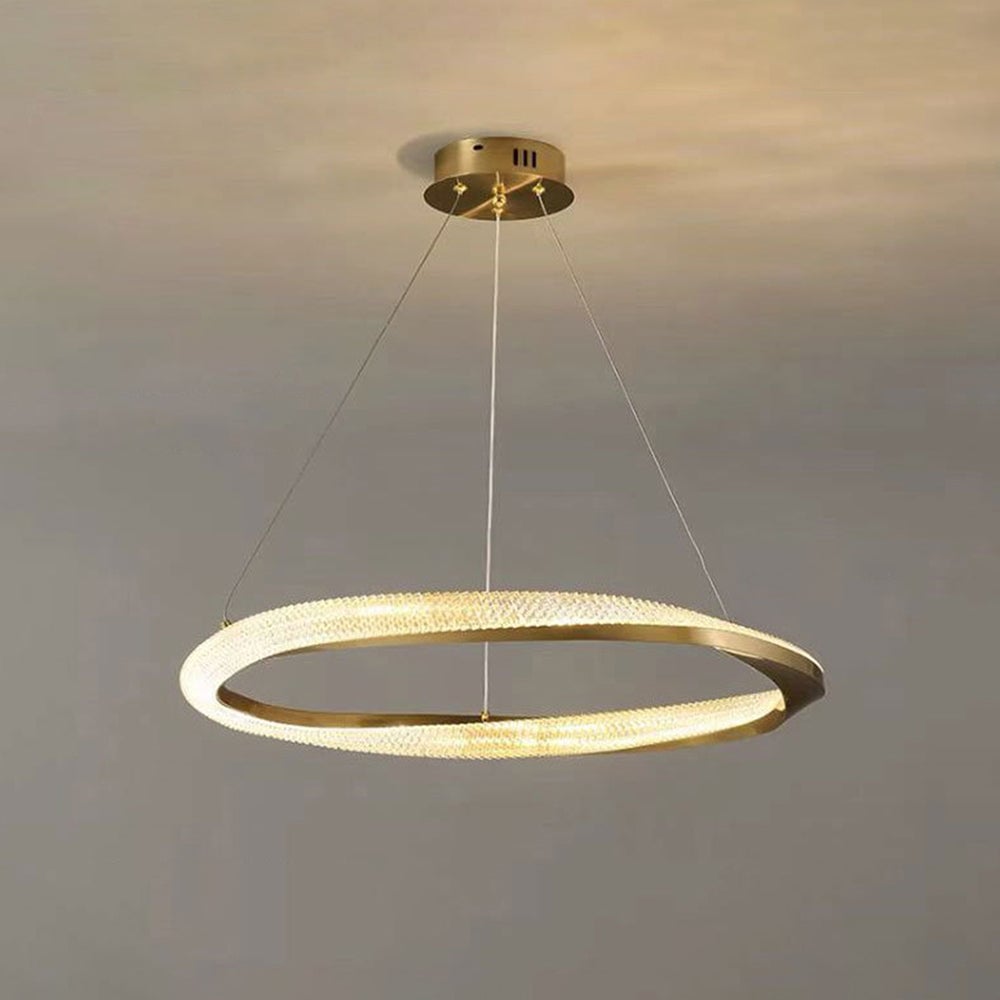 Kirsten Pendant Light, Aluminium & Arcylic, 1/2 Rings, 2 Color - Lumpaz