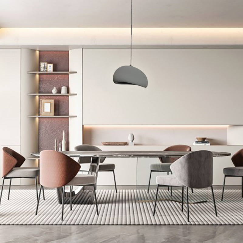 Byers Wabi-Sabi Spherical Cloud Pendant Light, Gray/White/Pink/Blue - Lumpaz