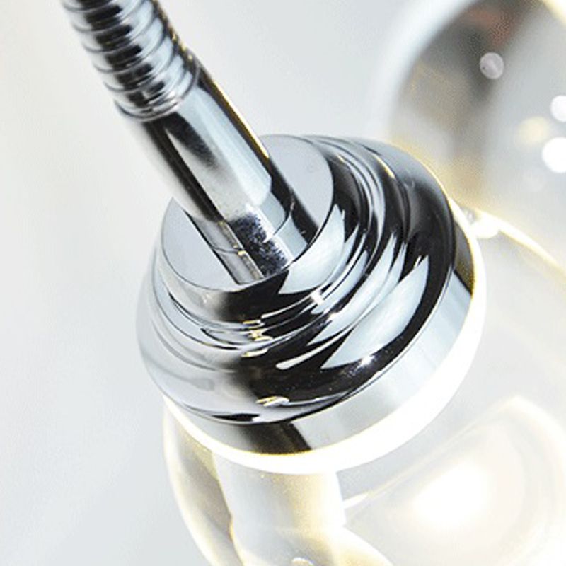 Leigh Modern Curve Around Steel/Acrylic Wall Lamp, White - Lumpaz