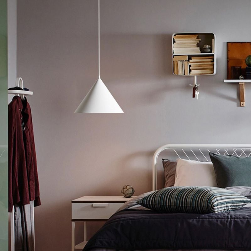 Morandi Funnel-Shape LED Pendant Light for Living Room - Lumpaz