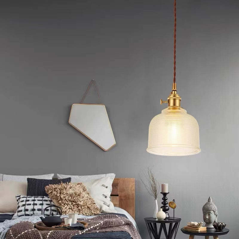 Hailie Glass Art Deco Pendant Lights,Colorful - Lumpaz