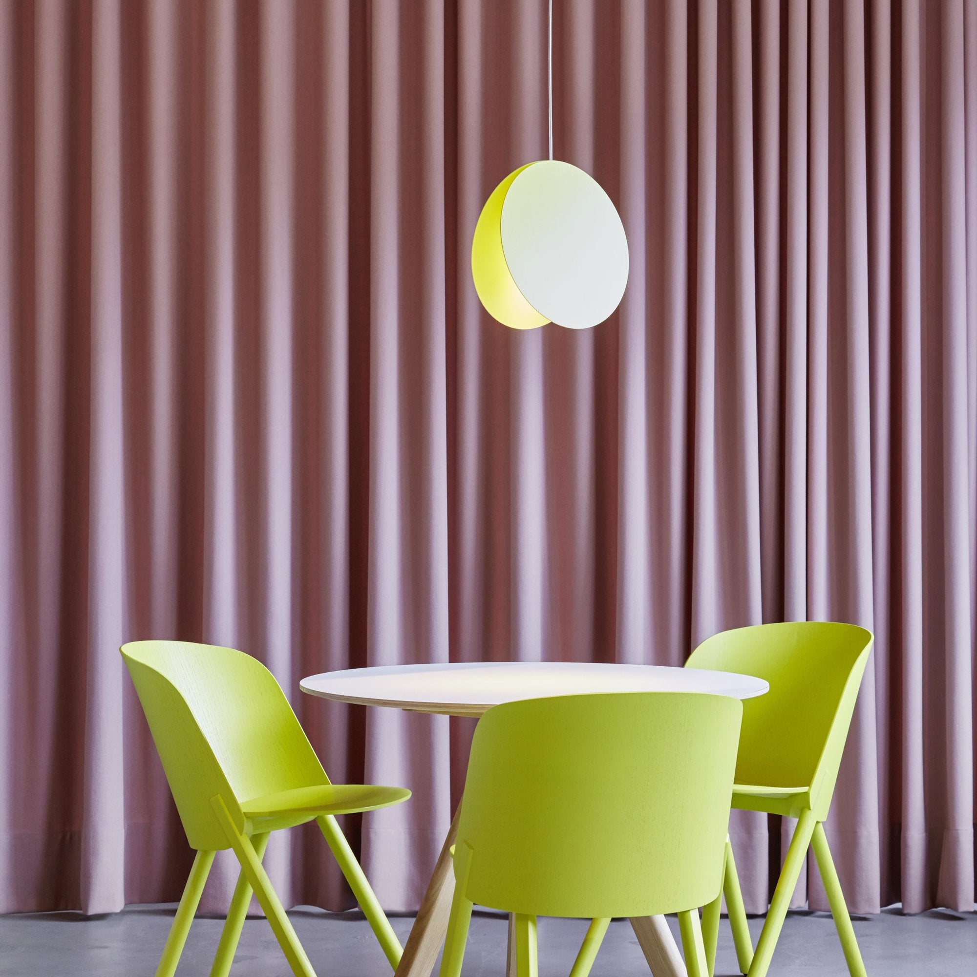 Morandi Round Pendant Light, Metal, 6 Color, 7.8″/11.8″ - Lumpaz