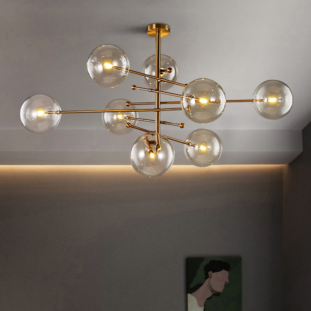 Valentina Modern Bubble  Pendant Light, Gold - Lumpaz