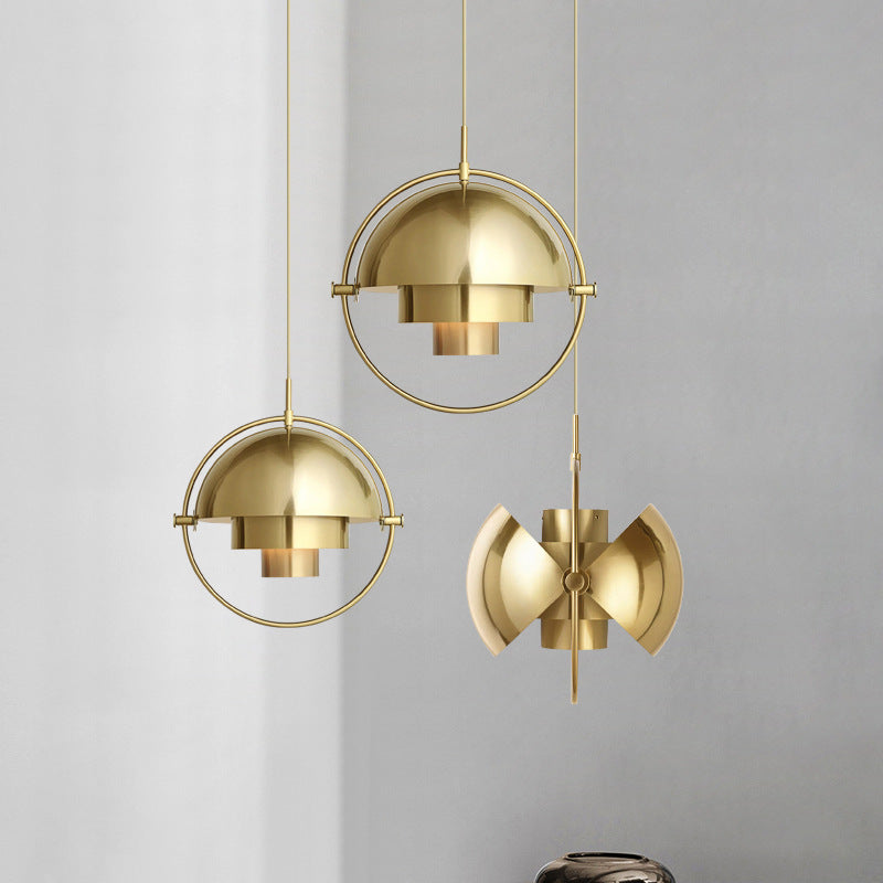 Modern Geometric Metal Pendant Light, Kitchen Island - Lumpaz