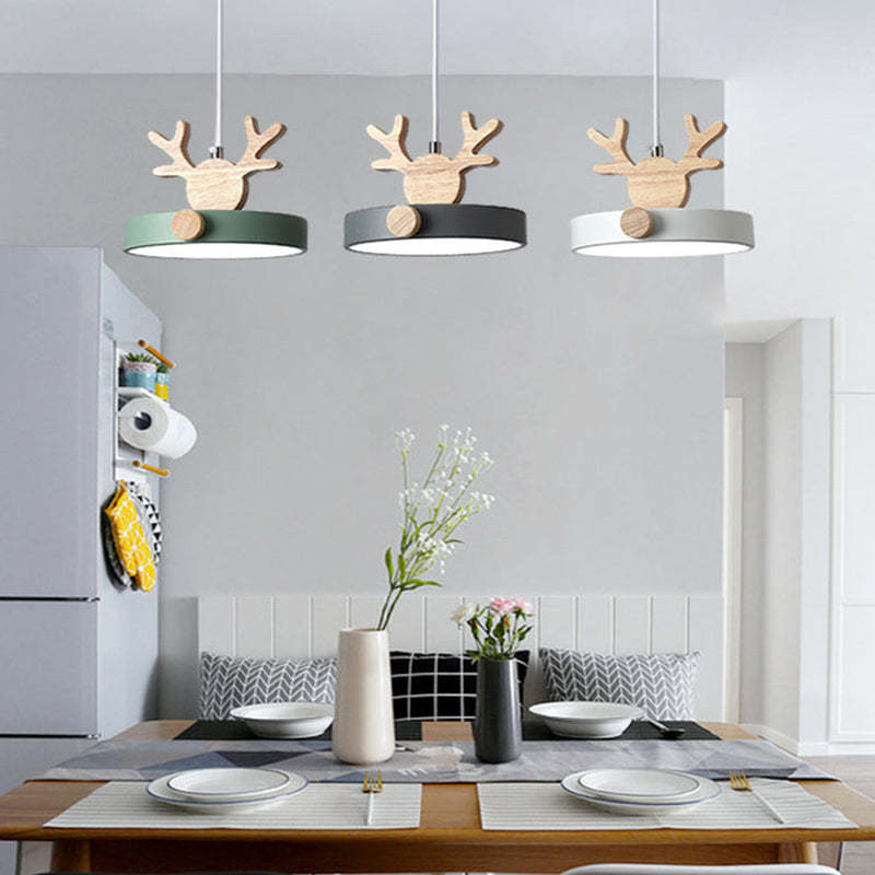 Morandi Deer Cluster Pendant Light 3 Color, 1/3 Heads - Lumpaz